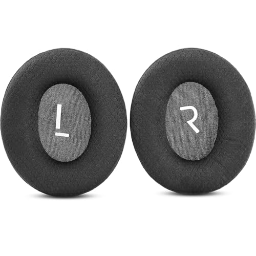 Almohadillas para auriculares HT5009 de repuesto para Avantree Audition Pro/HT5009/HT4189, almohadillas para orejas de tela con aislamiento acústico, color negro miniatura 6