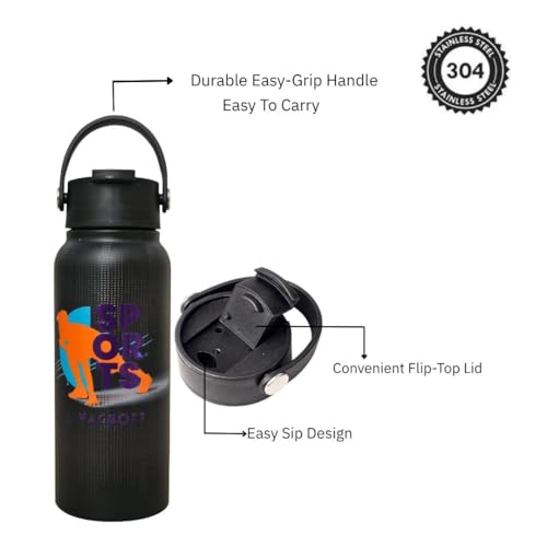 Image of Clay Craft Water Bottle Stainless Steel Sports Bottle|Double Walled 18 Hours Hot and 24 Hours Cold Vacuum Insulated Flask 700 ml|Travelling|Lightweight|BPA Free|BIS Certified|1 Year Limited Warranty