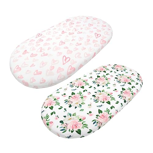Housse pour berceau premium SUPVOX drap amovible respirant et hypoallergénique motif étoile