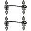 Black Powder Coat 2 Pk