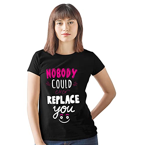 Image of Hangout Hub | Couple Tshirts | Nobody Could Replace You | Set of 2