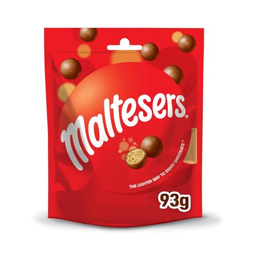 Maltesers Schokokugeln mit luftigem Knusperkern Schokolade Snack 1 Packung (1 x 93g)