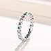 925 Sterling Silver Rainbow Heart Ring, 14K White Gold Plated Colorful Heart Ring, Multi-Color Cut CZ Eternal Ring, Hypoallergenic Fashionable Promise Ring, Valentine's Day Gift