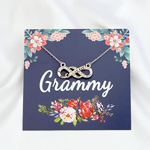 LQRI Grandmother Necklace - Grandma Birthday Jewelry - Best Grammy Ever Gift - Mother's Day Gift3
