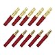 5 Paar 3,5 mm Rundstecker auf 4 mm Rundsteckverbinder, Bananen-Goldstecker, kein Draht, Adapter für RC Auto, Boot, FPV ESC Motor
