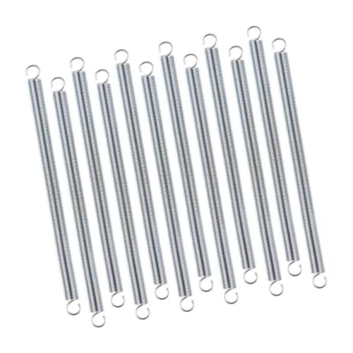 ガレージメンテナンスDIYプロジェクト用延長スプリングダブルフックエンド12本