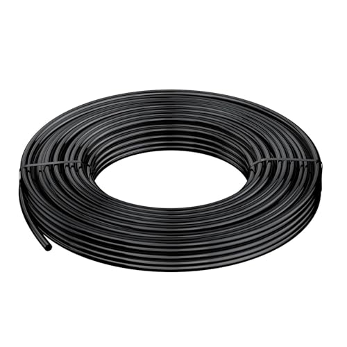 Goutte-à-goutte pour arrosage de jardin avec tuyau noir flexible de 20m
