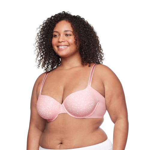 Image of Warner's Women's No Side Effects Seamless Underarm-Smoothing Comfort Underwire Lightly Lined T-Shirt Bra Ra3061a