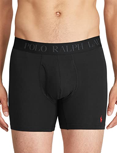 POLO Ralph Lauren Men's 4d Flex Cotton Modal Stretch Boxer Briefs 3-Pack4