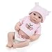 PENSON & CO. Reborn Newborn Baby Realike Doll Handmade Lifelike Silicone Vinyl Weighted Alive Doll for Toddler Gifts 10"