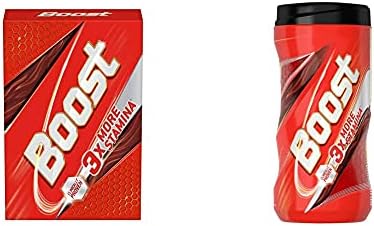 Boost Health, Energy & Sports Nutrition drink - 500 g Refill Pack + Boost Health, Energy & Sports Nutrition drink - 500 g Pet Jar