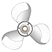 YOUNG PROPS Upgrade Stainless Steel Outboard Boat Propeller for Mercury Engines 40-60HP, 13 Tooth, RH (10 3/8 14 Mercury)