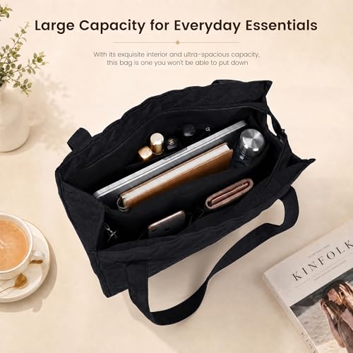 Bolso tote acolchado ligero para mujer miniatura 4