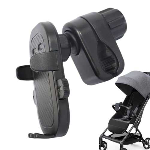 Naqqios Supporto per telefono elettrico per scooter – Supporto per dispositivo mobile, morsetto regolabile | per il montaggio del manubrio, supporto push cart per navigazione, pendolo, bicicletta