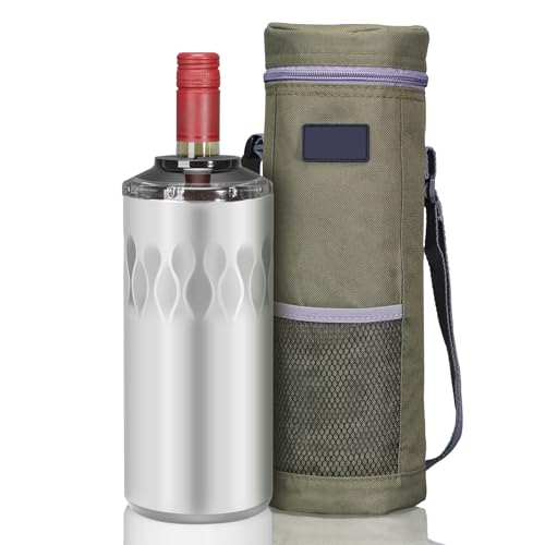 Iceless Wine Chiller | Wine Cooler up to 6 Hours | Fits 750ml