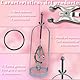 Nippelklemmen für Frauen BDSM Stainless Brustwarzen Klemmen drehbare Dehnung Nipple Clamp Metall Butterfly Clamps Set ideal für SM Bondage Paare Flirten