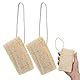 Tyqour 2 Stück Luffa Schwamm Peeling Körper Dusche Luffa Schwämme Loofah Schwamm, Natürliche Luffaschwamm Wiederverwendbar Naturschwamm, Duschschwamm Natural Loofah Sponge für Bad SPA Küche