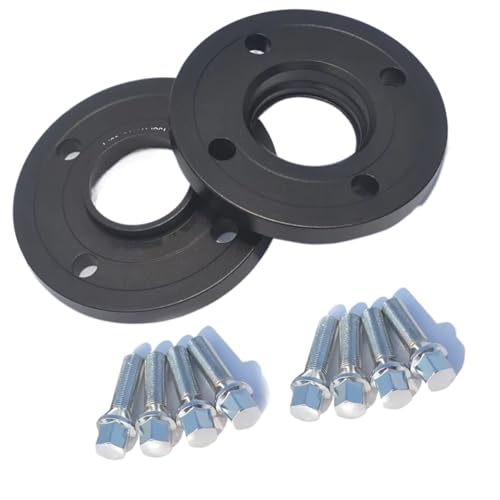 Entretoises de roue 15 mm en noir pour Fiat Qubo