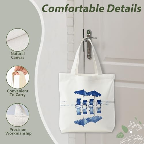 Bolso Tote para mujer, para trabajo y playa miniatura 7