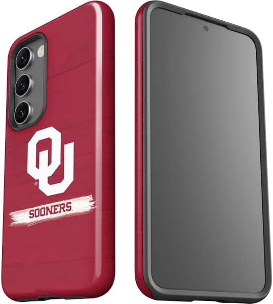 Skinit Pro Phone Case Compatible with Galaxy S23 - Officially Licensed University of Oklahoma Sooners Design