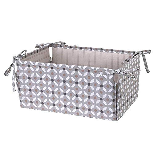 Nojo Play Day Pals Elephant/Bear/Lion/Zebra Animal 4 Piece Nursery Crib Bedding Set, Grey, Tan, Taupe, White #TOP2