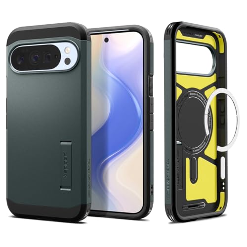 Spigen Tough Armor MagFit Coque pour Google Pixel 10 Pro XL - Vert