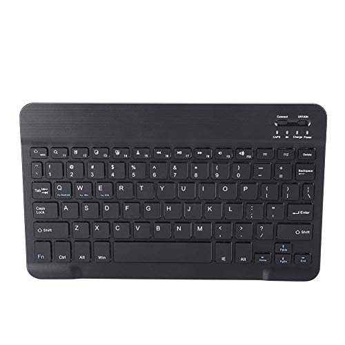 Teclado Bluetooth Desmontable, Teclado y Estuche 2 en 1, núcleo de tecla de Chocolate ABS, 95 Horas de Tiempo de reproducción para Tab S4 10.5 T830 / T835 / Android de 10.1 Pulgadas(Negro) Cover