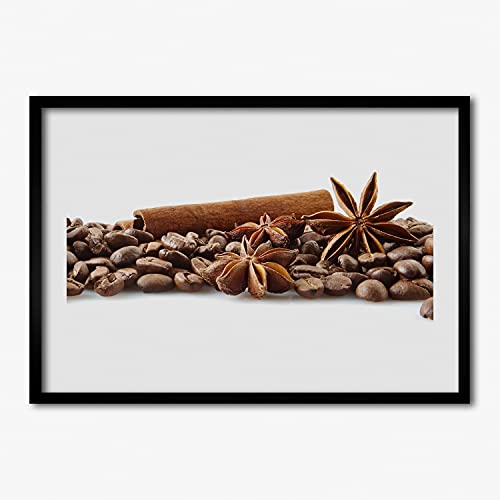 Cadre photo Tulup 70x50 cm en bois MDF pour affiche moderne tableau grain de cannelle