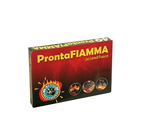 Kekai Kt0578 - Pastillas De Encendido Prontafiamma 48 Pastillas Para Grill, Barbacoa, Estufa O Chimenea De Leña Ecológicas Y Recicladas Sin Olores Molestos Respetuosas Con Medio Ambiente