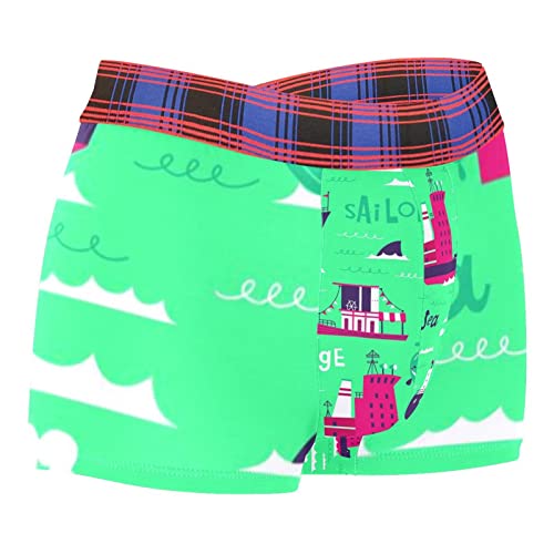 BreakEgg Heren kanten boxers ondergoed naadloos kanten ontwerp met lage taille sexy en comfortabele heren onder slipje, Geel, one size