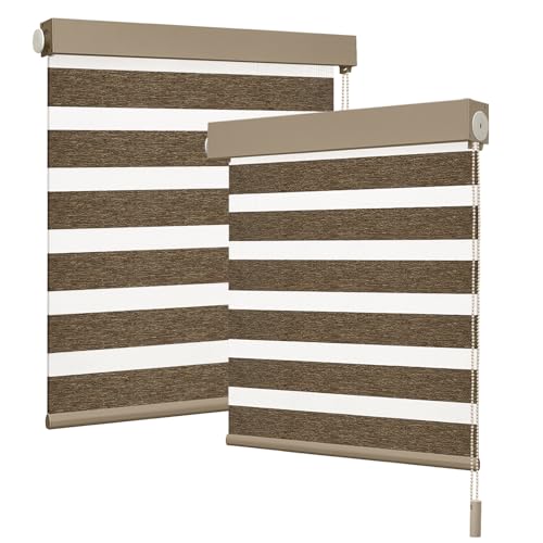 Adliy 調光ロールスクリーン 突っ張り式 最新型 調光ロールカーテン つっぱり ロールカーテン チェーン式 ロールスクリーン 1級遮光 防水防油 賃貸OK 穴あけ不要 ネジ不要 UVカット 扉・間仕切り オフィス 和室・畳コーナー 子供部屋 幅110c