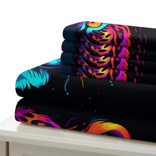 Parure de lit pieuvre mythique 3D avec fermeture éclair ultra douce - 7