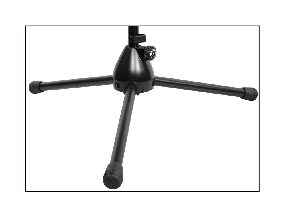 K&M - 259/1 - Asta per microfono - nera