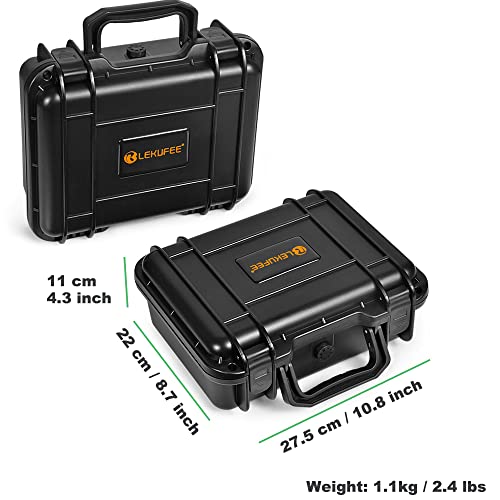 LEKUFEE Portable Waterproof Hard Case for DJI Mini 4K,DJI Mini 2 SE/2 Drone and Accessories(Orange)(Case Only) - Image 4