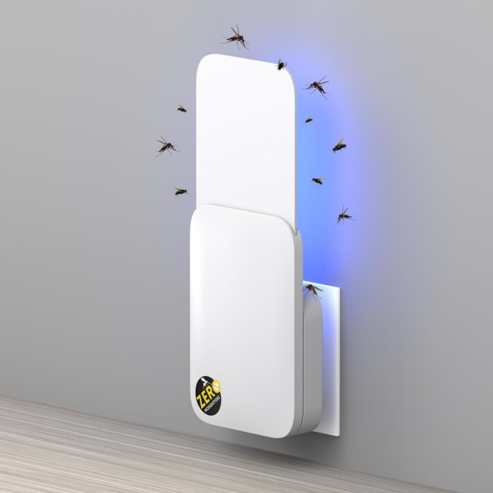 UVA Mosquito Smart Trap, Indoor Insect Catcher with LED Light, Electronic Bug Zapper, Mosquito Killer lamp for Home. (1 Device + 5 Glue Pads)-picture-14