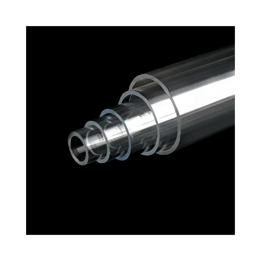 PVC-Transparentrohr – ID 105 Mm, OD 110 Mm, Länge 305 Mm, PMMA, Für Lampenbau, Aquarien, DIY & Möbel