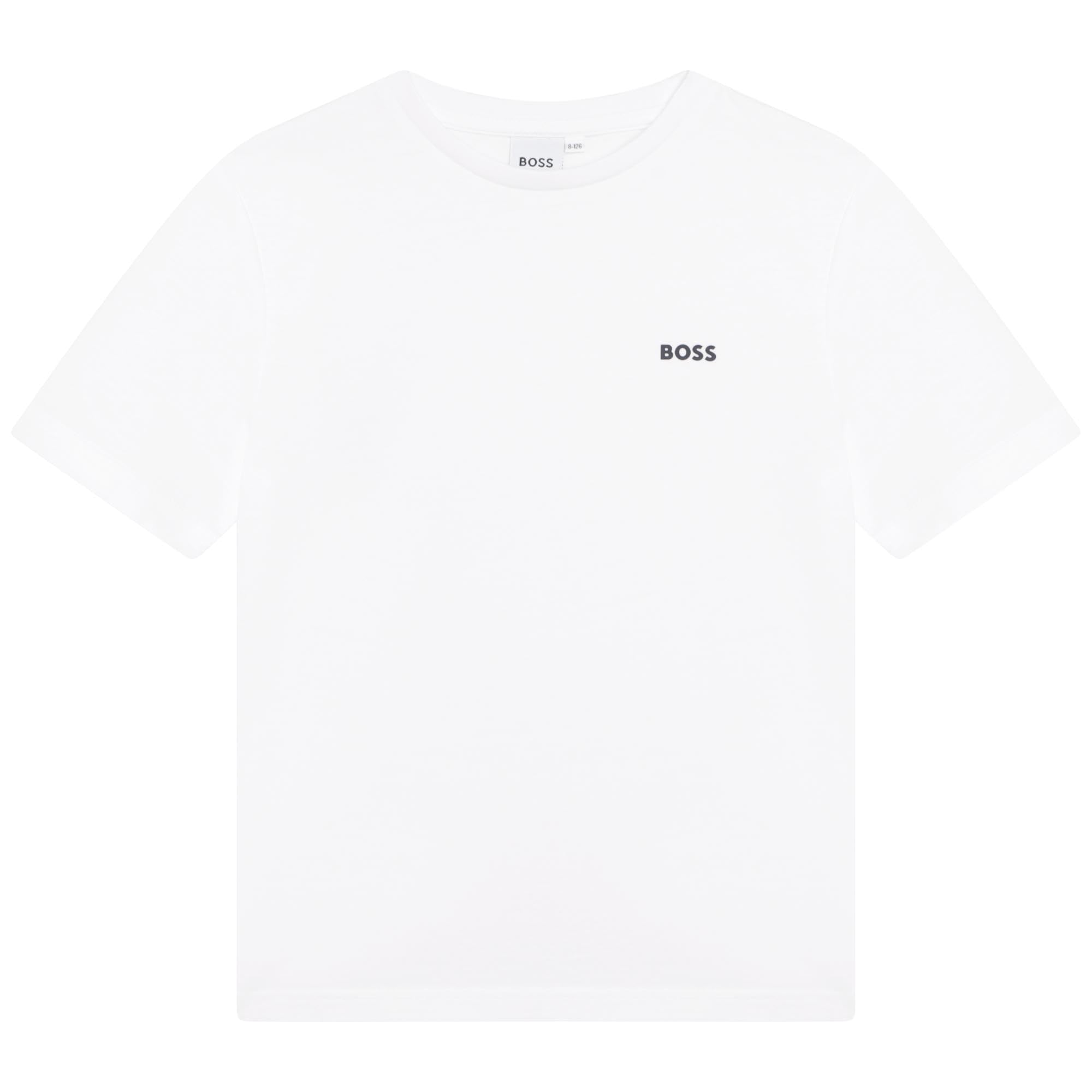 Boss Boys White Small Logo T-Shirt Junior 12 Years