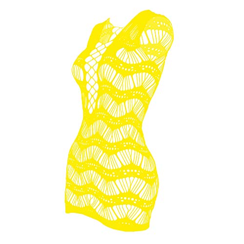 HYJC Women Bodystocking Lingerie Fishnet Babydoll Nightwear
