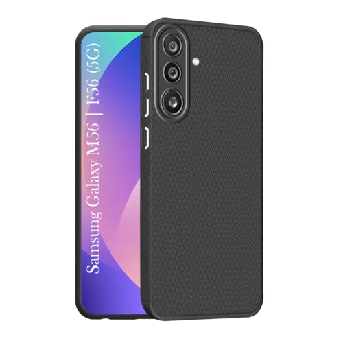Image of Jkobi Back Cover Case for Samsung Galaxy M56 | Samsung Galaxy F56 (Liquid Silicone | Side Grip | Camera Protection)