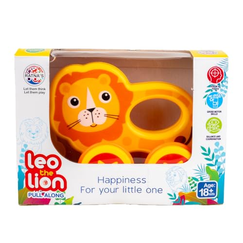 Image of Ratna's Leo The Lion Pull Along