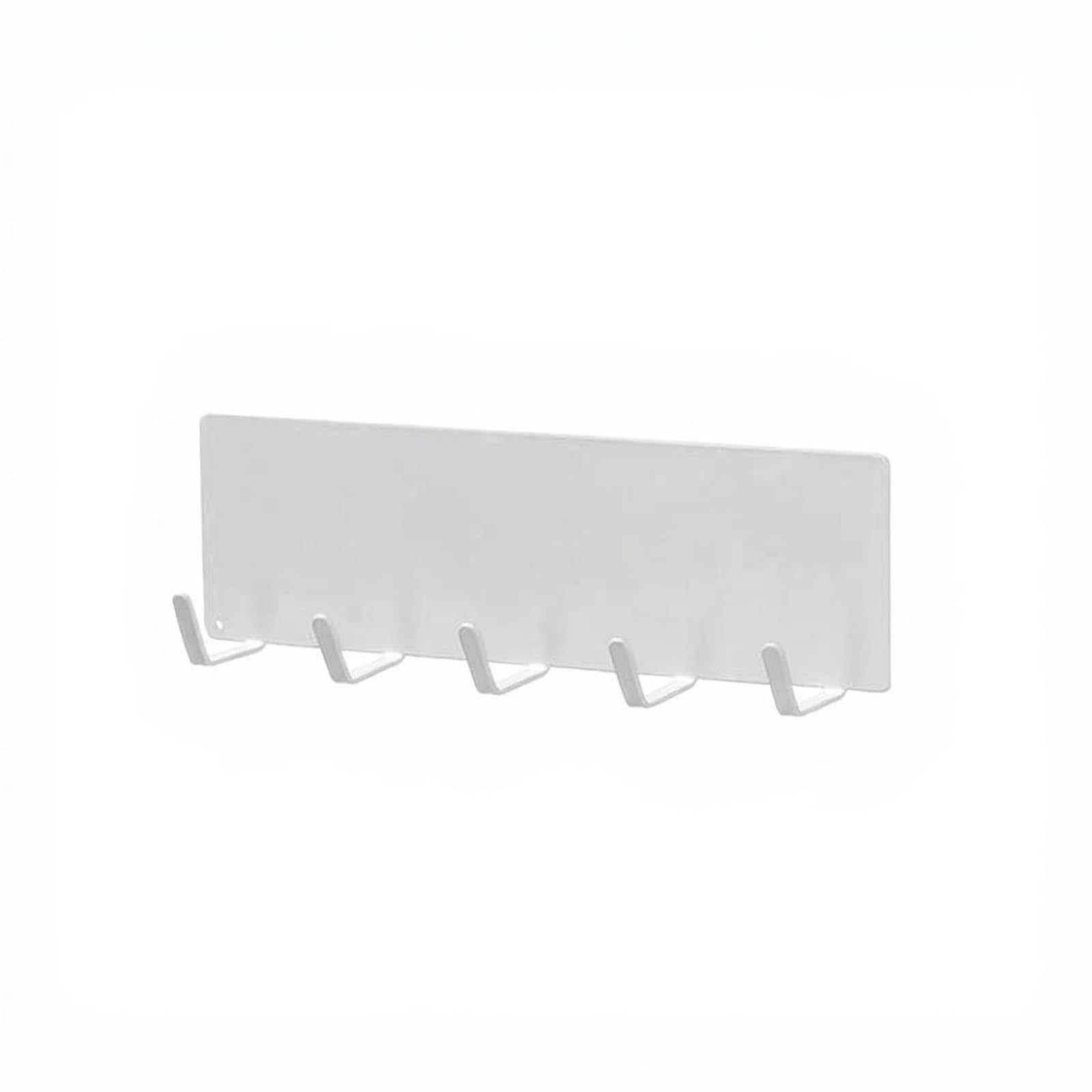 Enakshi Kitchen Shelf, Enamel Panel Organizer, Kitchen Storage Shelf, Refrigerator Side 5 Hook Rack White-image-39