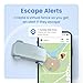 Tractive Smart Dog GPS Tracker | Live Pet Tracker with Virtual Fence | Vital Signs Monitoring of Heart & Respiratory Rate | Bark Monitoring | Dog Collar Attachment (Mint)