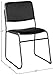 Flash Furniture 4 Pk. HERCULES Series 1000 lb. Capacity High Density Black Vinyl Stacking Chair with Sled Base
