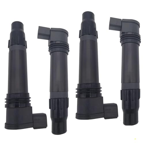 Germban 129700-4510 Lot de 4 bobines d'allumage pour moto Honda CBR600RR CBR600RR CBR-600RR CBR600 RR 2003-2020 30700-MEE-641 1297004510