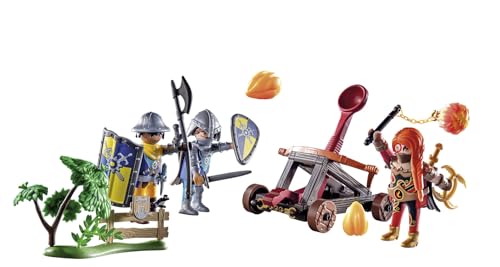 Aventurez vous avec le Coffret PLAYMOBIL Chevaliers et Catapulte Neuf - vue 10