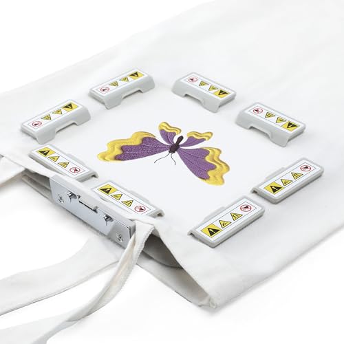 Image of Sew Tech Magnetic Embroidery Hoops for Brother PE900 PE800 SE1900 SE2000 SE2100Di PE770 NS1250E NS2750D NS2850D PE780D PE750D PE700 Innovis 1250 1200 Babylock Machine (4in1-AMK Set)