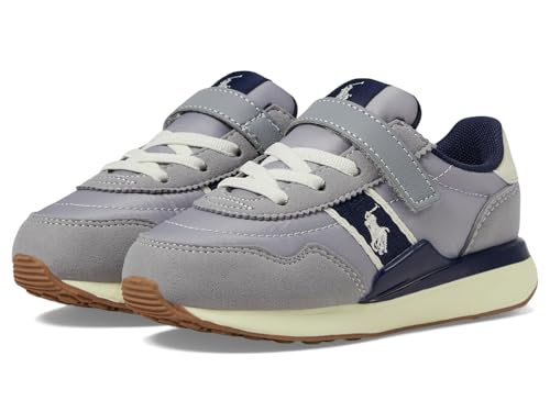 Polo Ralph Lauren Unisex Kid's Train 89 Sport PS (Toddler) Grey/Navy 4.5 Medium