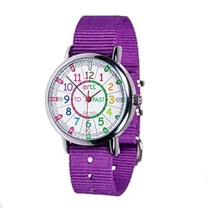 EasyRead Time Teacher ERW-COL-PT Learn the Time Past/To Childrens Watch