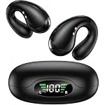 Ultra Open Ear Earbuds, Clip On Wireless Headphones with Open Ear Comfort
