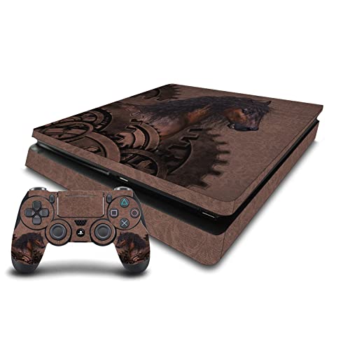 Skin PS4 Slim vinyle anti-rayures pour masquer l'usure de la console et manette